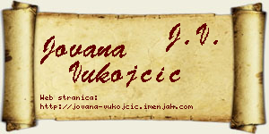 Jovana Vukojčić vizit kartica